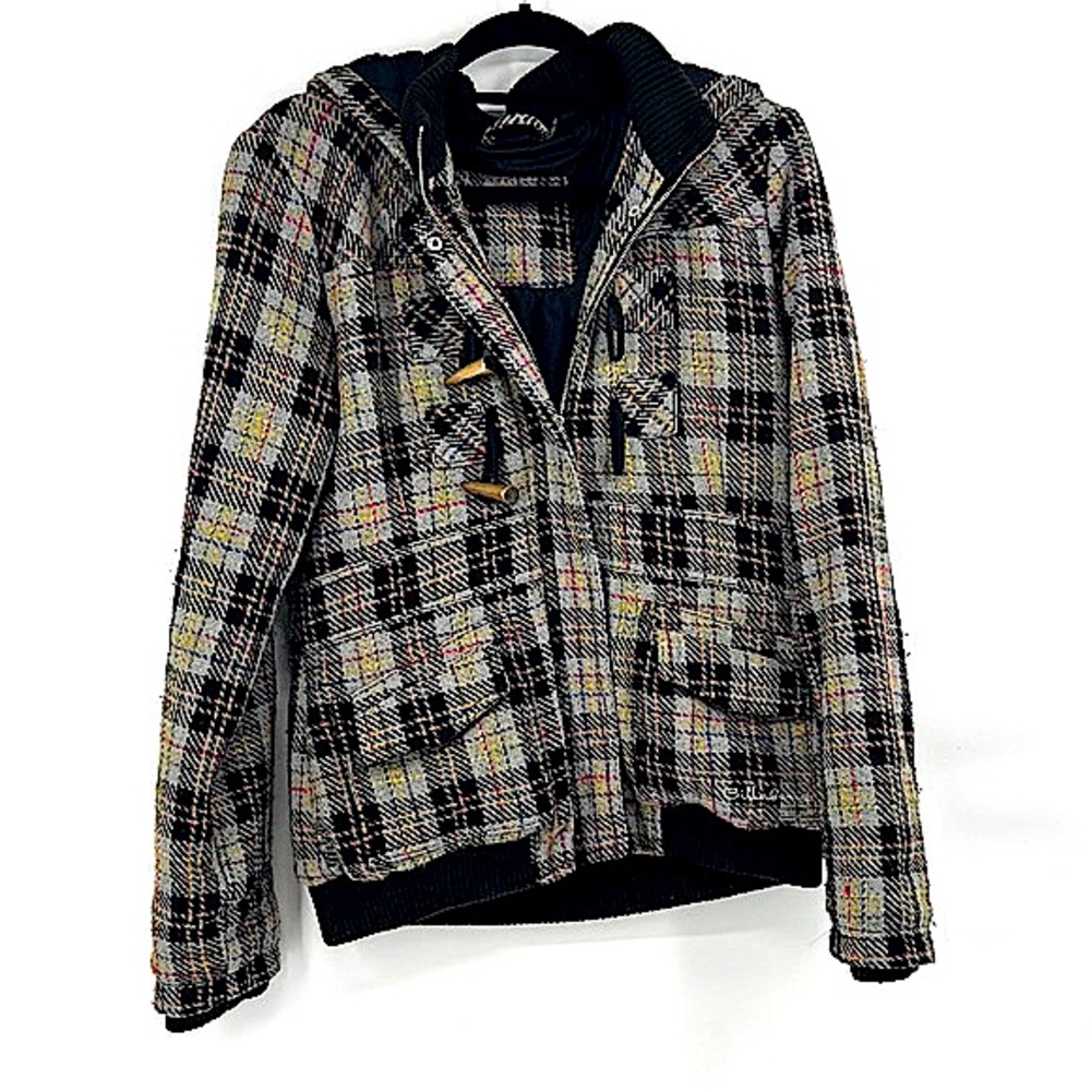 Billabong plaid winter jacket size medium retro cool skiing